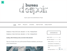 Tablet Screenshot of bureaudespoir.org